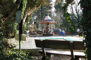 Einer von zwei Spielplätzen auf dem Zoogelände. Foto: Jan Engelken