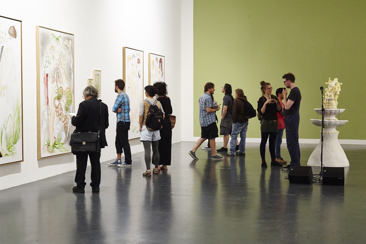 In der Galerie der HBK Braunschweig finden regelmäßig Ausstellungen von Studierenden statt. Foto: Inga Barnick.